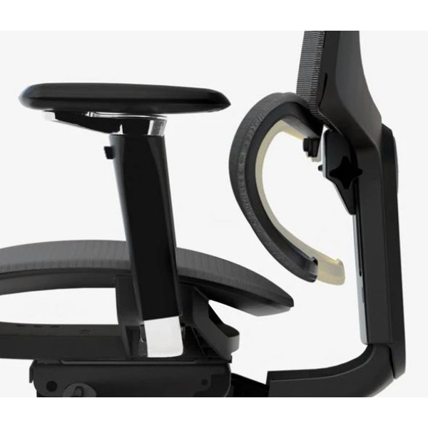 Фото - Крісло офісне Mealux S8 Air Black (HF-S8P M/B)